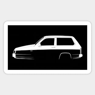 Reliant Robin Silhouette Magnet